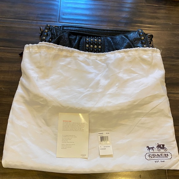 Coach Studded Hobo Bag - Picture 7 of 9